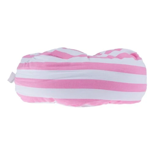 Pink And White Stripe Pleated Round Floor Cushion -Best Homeware Store httpsimages.vikkit.co .ukamazon newfloor cushionsnewcu1170cu1170 2