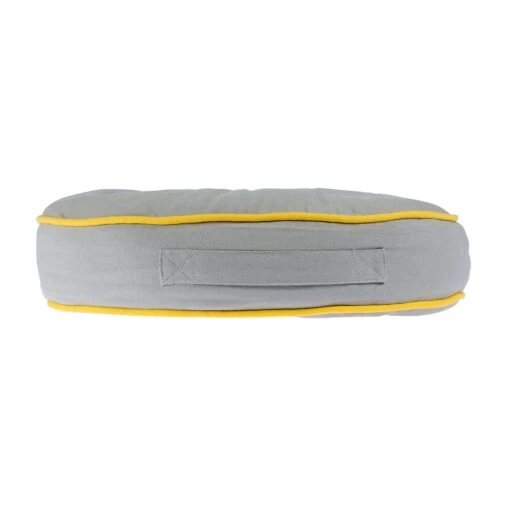 Grey And Yellow Round Floor Cushion -Best Homeware Store httpsimages.vikkit.co .ukamazon newfloor cushionsnewcu1195cu1195 2