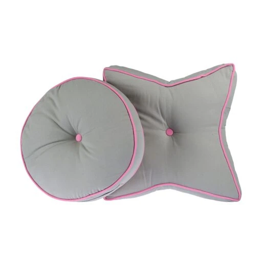 Grey And Pink Star Floor Cushion -Best Homeware Store httpsimages.vikkit.co .ukamazon newfloor cushionsnewcu1200cu1200 4