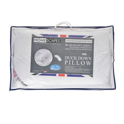 White Duck Down Pillow -Best Homeware Store httpsimages.vikkit.co .ukamazon newpillowsdp1147dp1147 duck down pillow packaging front