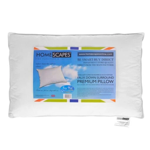 Super Microfibre Surround Pillow -Best Homeware Store httpsimages.vikkit.co .ukamazon newpillowsdp1161dp1161 super microfibre and duck feather surround pillow packaging main image