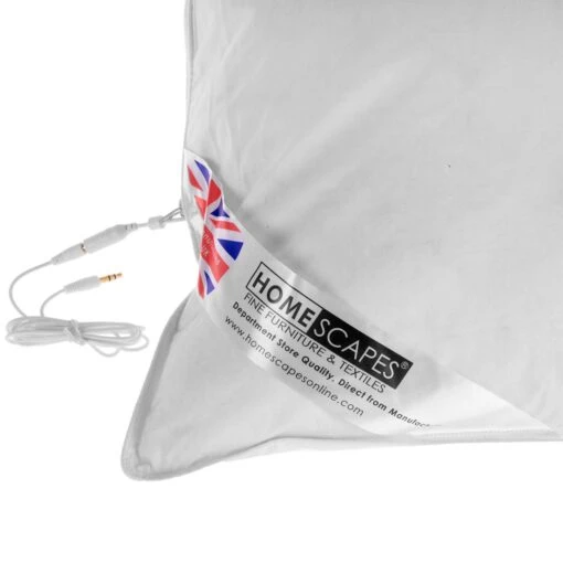 Duck Feather And Down Music Pillow With Speakers -Best Homeware Store httpsimages.vikkit.co .ukamazon newpillowsdp1190dp1190 duck feather and down rectangular music pillow detail