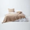 Cotton Rajput Ribbed Beige Throw, 255 X 360 Cm -Best Homeware Store httpsimages.vikkit.co .ukhomescapesthrowsrajputsf11693 sf1169 cotton rajput ribbed beige throw