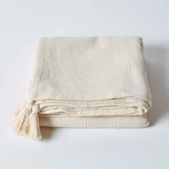 Cotton Rajput Ribbed Natural Throw, 255 X 360 Cm -Best Homeware Store httpsimages.vikkit.co .ukhomescapesthrowsrajputsf11732 sf1173 cotton rajput ribbed natural throw