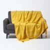 Cotton Rajput Ribbed Yellow Throw -Best Homeware Store httpsimages.vikkit.co .ukhomescapesthrowsrajputsf11761 sf1176 cotton rajput ribbed yellow throw