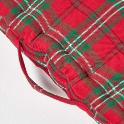 Cotton Edward Tartan Floor Cushion -Best Homeware Store kt1252 04