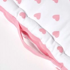 Cotton Pink Hearts Floor Cushion -Best Homeware Store kt1255 04