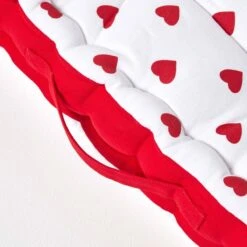 Cotton Red Hearts Floor Cushion -Best Homeware Store kt1257 04