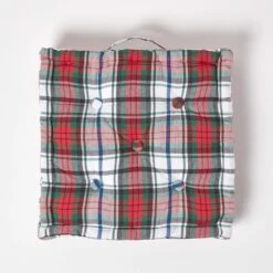 Cotton Macduff Tartan Floor Cushion -Best Homeware Store kt1259 03 2