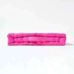 Cotton Hot Pink Floor Cushion -Best Homeware Store kt1287a 05 1