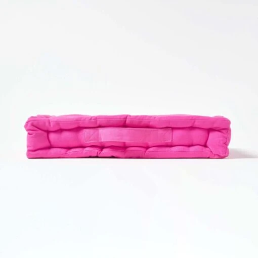 Cotton Hot Pink Floor Cushion -Best Homeware Store kt1287a 05 1