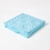 Cotton Blue Stars Floor Cushion -Best Homeware Store kt1305 01