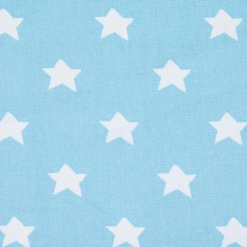 Cotton Stars Blue Ready Made Eyelet Curtain Pair -Best Homeware Store kt1400 3