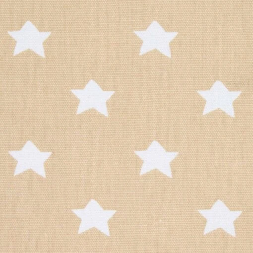 Cotton Stars Beige Ready Made Eyelet Curtain Pair -Best Homeware Store kt1402 3