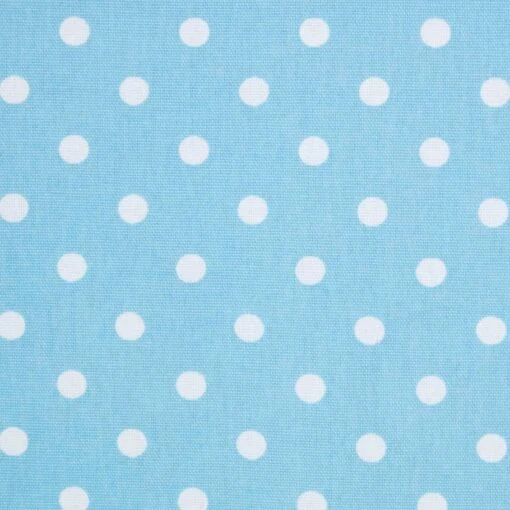 Polka Dots Blue Ready Made Eyelet Curtain Pair -Best Homeware Store kt1406 3