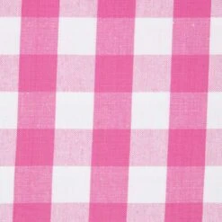 Cotton Pink Block Check Gingham Ready Made Eyelet Curtains -Best Homeware Store kt1410 3