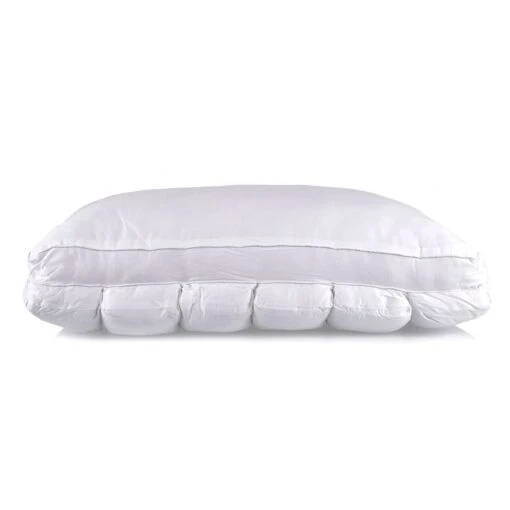 Luxury Organic Bamboo Pillow Deep 24 Pocket -Best Homeware Store luxury organic bamboo 24 pocket pillow open smooth top