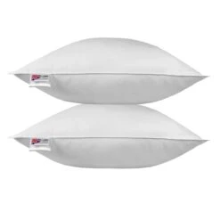 Goose Feather & Down Euro Continental Square Pillow Pair - 80cm X 80cm (32"x32") -Best Homeware Store micro 80x80 main image 2 1