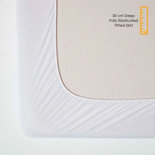 Terry Towelling Waterproof Mattress Protector Euro Size -Best Homeware Store mp1107 40 3 6