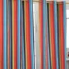 Multi Stripes Ready Made Eyelet Curtain Pair -Best Homeware Store multi stripes ready made eyelet curtain pair 1