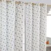 Paisley And Dots Ready Made Eyelet Curtain Pair, 137 X 228 Cm Drop -Best Homeware Store paisley and dots ready made eyelet curtain pair 1 3