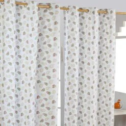 New Products -Best Homeware Store paisley and dots ready made eyelet curtain pair 1 3