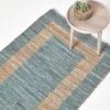 Veranda Grey And Nude Hemp Chindi Rug -Best Homeware Store ru1263 01