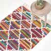 Amsterdam Handwoven Cotton Chindi Kilim Rug -Best Homeware Store ru1293 01