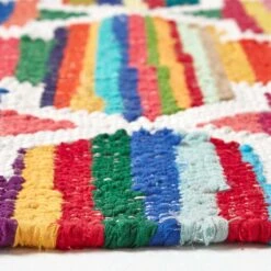 Amsterdam Handwoven Cotton Chindi Kilim Rug -Best Homeware Store ru1293 04 1