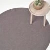 Grey Handmade Woven Braided Round Rug, 120 Cm -Best Homeware Store ru1332c 01