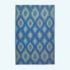 Amber Ikat Green & Blue Outdoor Rug -Best Homeware Store ru1347a