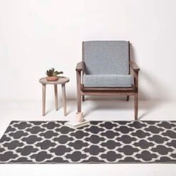 Nola Geometric Black & White Outdoor Rug -Best Homeware Store ru1348 5 2