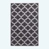 Nola Geometric Black & White Outdoor Rug -Best Homeware Store ru1348a