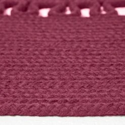 Plum Crochet Braided Rug -Best Homeware Store ru1352c 4 1