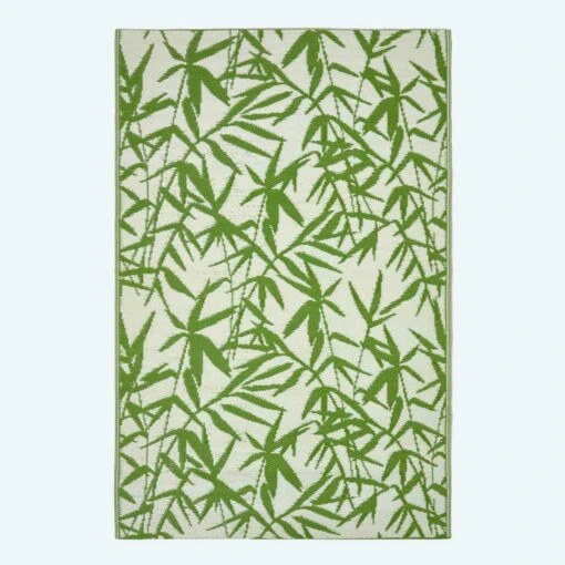 Zena Tropical Green Outdoor Rug -Best Homeware Store ru1395 1 main