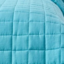 Cotton Quilted Reversible Bedspread Teal & Blue -Best Homeware Store sf1112 5 3