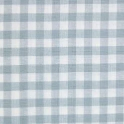 Cotton Gingham Check Blue Ready Made Eyelet Curtains -Best Homeware Store sf1124 33