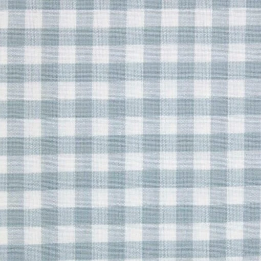 Cotton Gingham Check Blue Ready Made Eyelet Curtains -Best Homeware Store sf1124 33