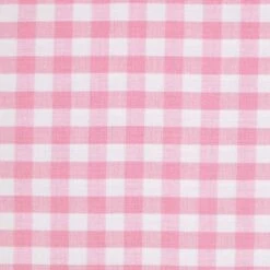 Cotton Gingham Check Pink Ready Made Eyelet Curtains -Best Homeware Store sf1125 33