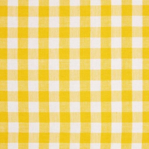 Cotton Gingham Check Yellow Ready Made Eyelet Curtains -Best Homeware Store sf1126 33