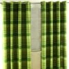 Cotton Morocco Striped Green Curtain Pair -Best Homeware Store sf1129 cotton morocco striped green curtain pair