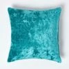 Teal Luxury Crushed Velvet Cushion Cover -Best Homeware Store sf1682a 01