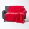 Red Velvet Quilted Throw -Best Homeware Store sf1956