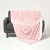 Blush Pink Geometric Triangle Velvet Throw -Best Homeware Store sf2053 01