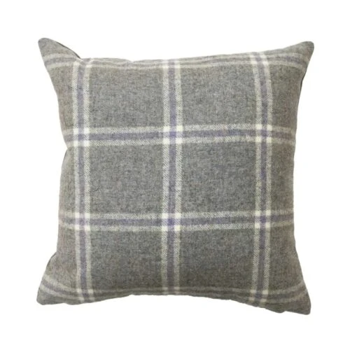 Mauve Woven Check Tartan Cushion Cover -Best Homeware Store sf2114