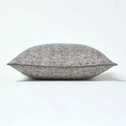 Woven Slub Grey Filled Cushion, 43 X 43 Cm -Best Homeware Store sf2143 4