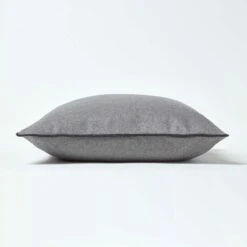 Felt Grey Filled Cushion, 50 X 50 Cm -Best Homeware Store sf2148 4