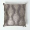 Metallic Silver Grey Filled Cushion, 50 X 50 Cm -Best Homeware Store sf2149 1