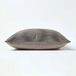 Metallic Silver Grey Filled Cushion, 50 X 50 Cm -Best Homeware Store sf2149 4