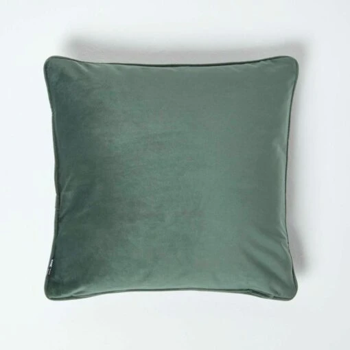 Gold Dragonfly Green Velvet Filled Cushion, 43 X 43 Cm -Best Homeware Store sf2151 2